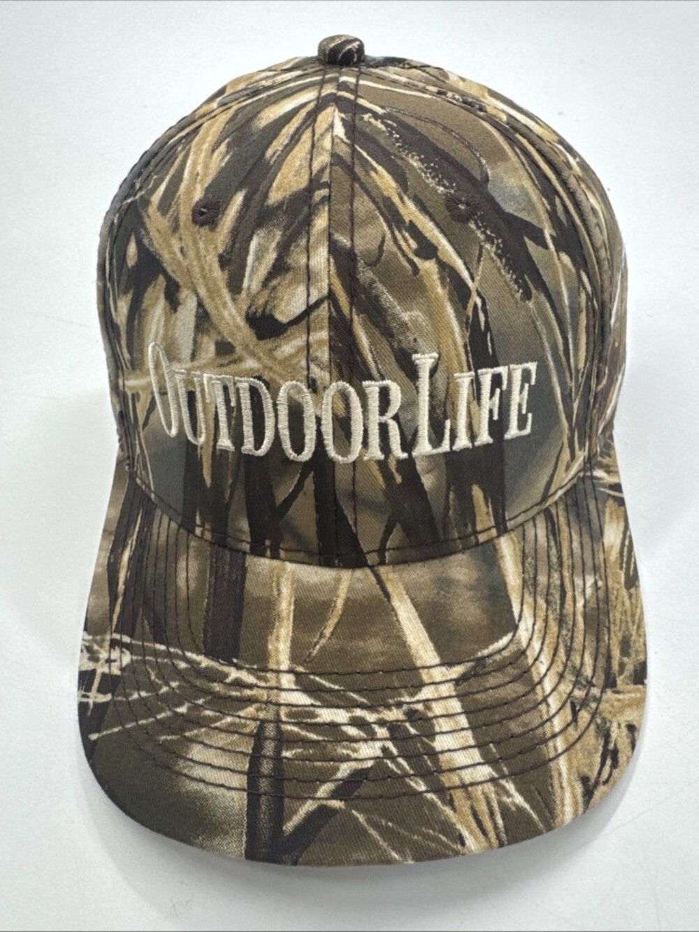 Outdoor Life Baseball Cap Mens  Advantage Max Camo Hat Duck Hunting Y2K NEW